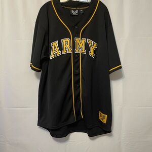 Rapid Dominance Army Jersey Black and Gold Men's Extra Large
